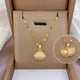 Shell Pearl Necklace With Rhinestones Female