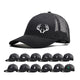 Pure Cotton Six Pieces Mesh Cap Black Forest Embroidery