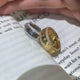 Light Luxury Temperament Fashion Closed Inlaid All-Match Ring