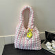 Pleated Bubble Bag Female Flower Sweet