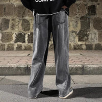 Men's Straight Loose American Design Jeans