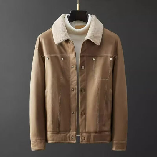 Jacket Men's Short Autumn And Winter Thickened Work Clothes