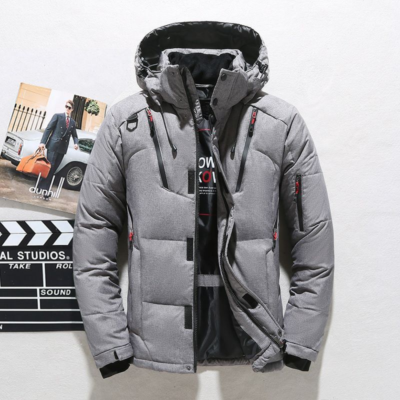 Outdoor Windproof Hooded Jacket Leisure Sports Coat Men