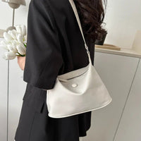 Pink Nylon Cloth Underarm Bag Korean Style New Ins Lightweight Texture Small Bag All - Match Shoulder Handbags for Women Girls - Chic Cart