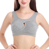 Plus Size Women Bra Ladies Cotton Quake-Proof Underwear Sleep
