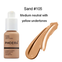 Press Type Oil Control Natural Color Matte Concealer Foundation Cream