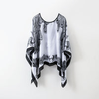 Pullover Shawl Outerwear Cover-up Multifunctional Scarf