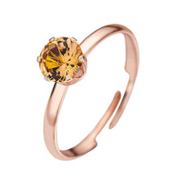 Ring 18K Gold Plating Mini Drill Ins Fashion Personality