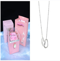 Rotating Soap Flower Rose Gift Box Creative Rotating Rose