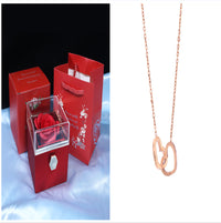 Rotating Soap Flower Rose Gift Box Creative Rotating Rose