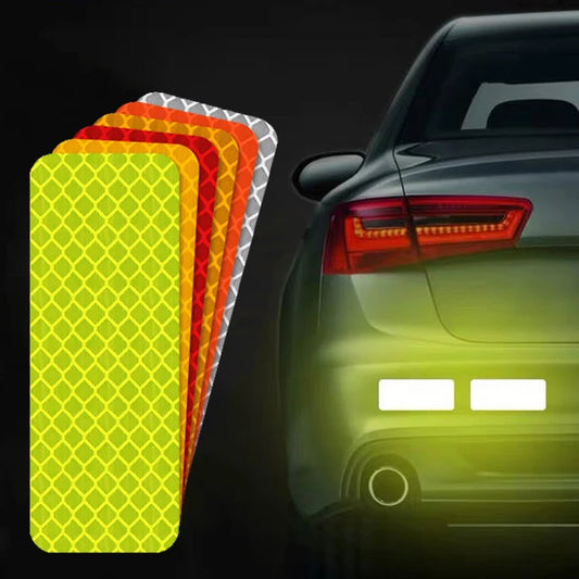 Colorful Reflective Car Sticker - 10 Pack