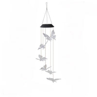 Solar Powered LED Wind Chime Light Hanging Color-Changing