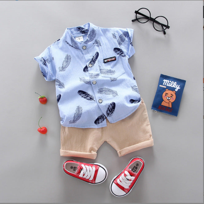 Summer Korean Style 1-4 Years Old Infant Children's Suit