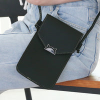 Touch Screen Women's Cat Metal Decoration Transparent