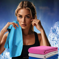 Towel Physical Cooling Microfiber Instant Cool Ice Face Towels