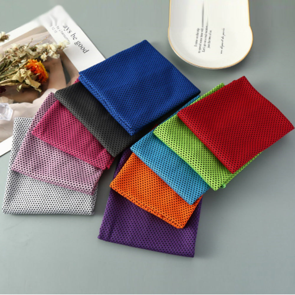 Towel Physical Cooling Microfiber Instant Cool Ice Face Towels