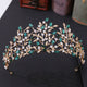 Vintage Rhinestone Headdress Crown Alloy Hair Accessories