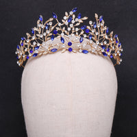 Vintage Rhinestone Headdress Crown Alloy Hair Accessories