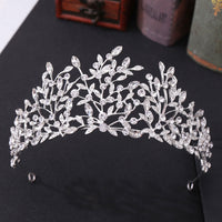 Vintage Rhinestone Headdress Crown Alloy Hair Accessories