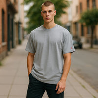 T-Shirt For Mens -06- Pure cuttons - Grey