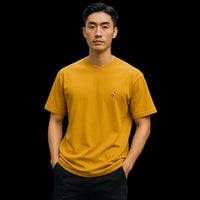 T-Shirt For Mens  pure Cotton - Yellow