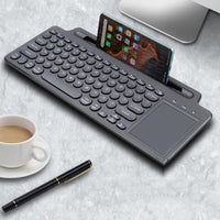 Wireless Bluetooth Keyboard and Mouse with Card Slot and Touchpad