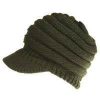 Women Ponytail Beanies Autumn Winter Hats Female