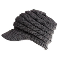 Women Ponytail Beanies Autumn Winter Hats Female