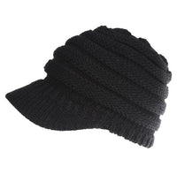 Women Ponytail Beanies Autumn Winter Hats Female