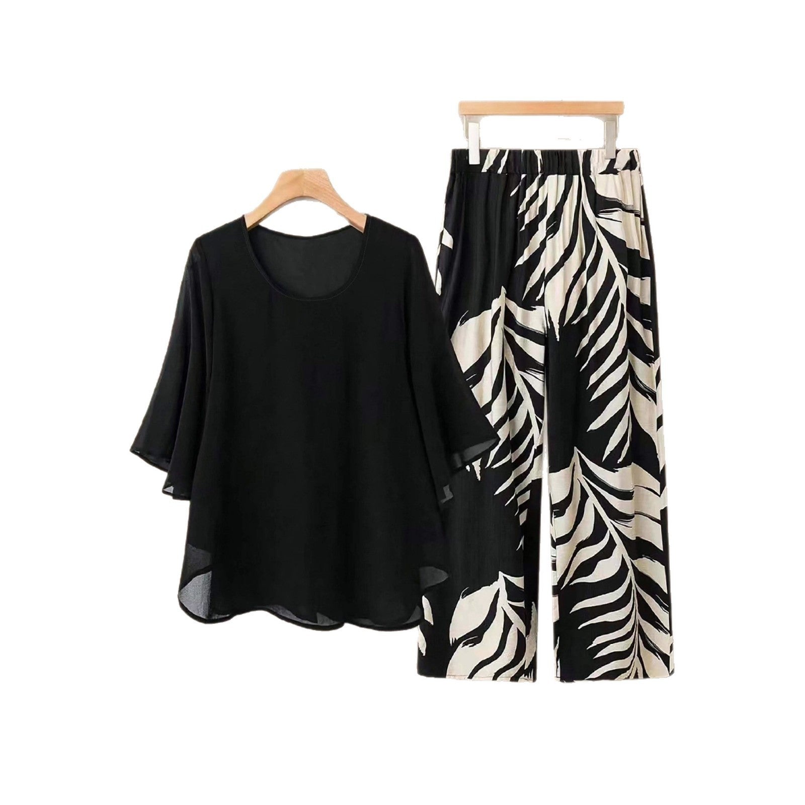 Women's Chiffon Fashionable Elegant Loose Suit