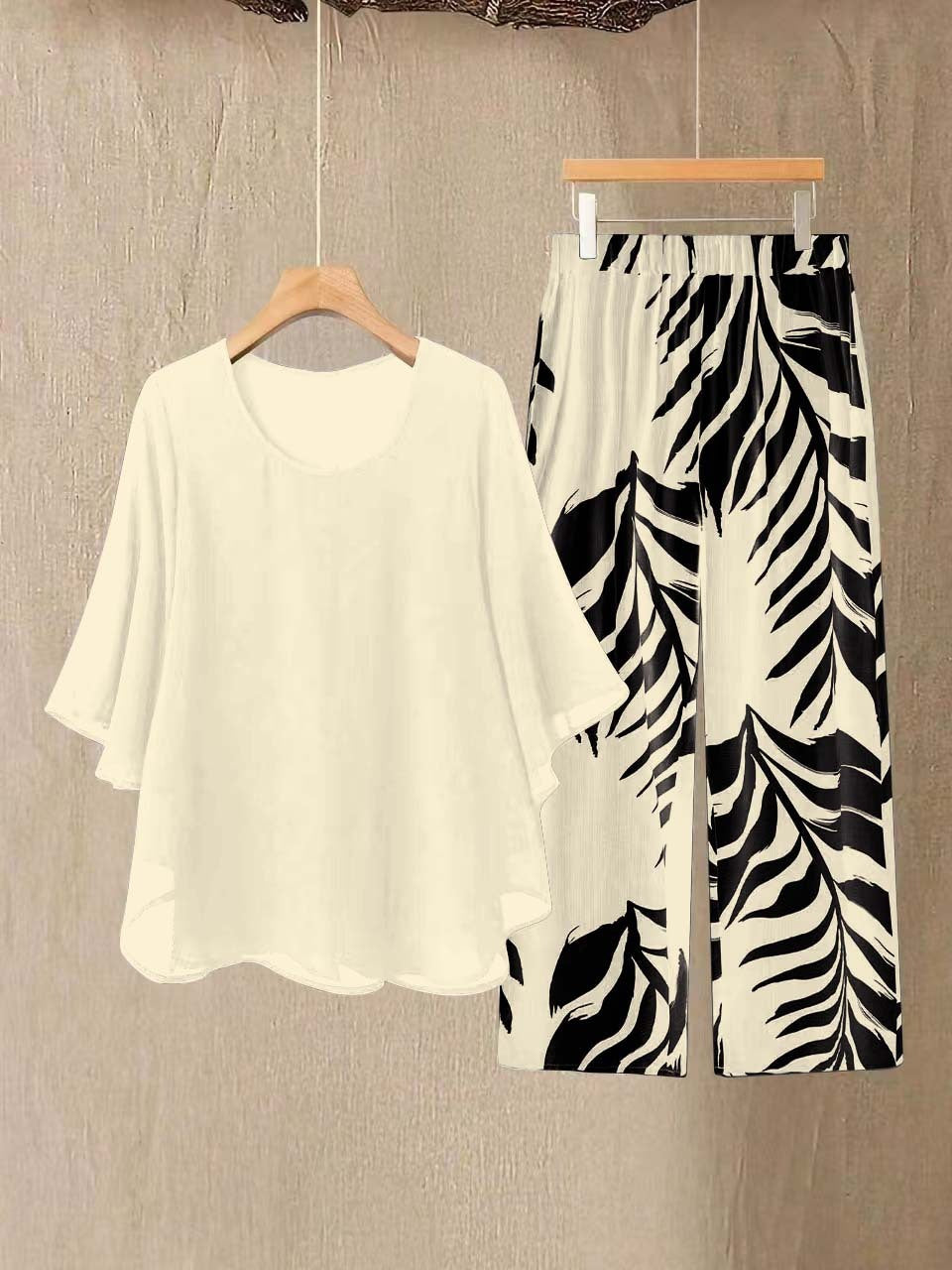 Women's Chiffon Fashionable Elegant Loose Suit