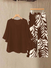 Women's Chiffon Fashionable Elegant Loose Suit