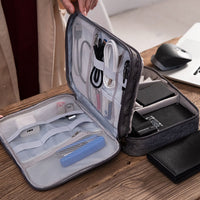 Electronics Organizer Travel Cable Organizer Bag Waterproof