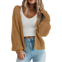 Loose Knitted Coat Women's Clothing