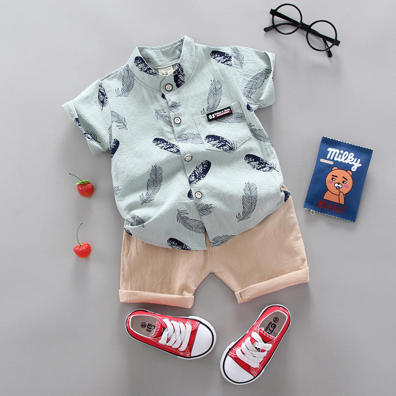 Summer Korean Style 1-4 Years Old Infant Children's Suit