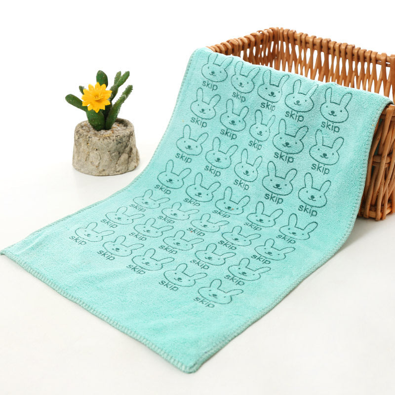 Microfiber Printed Cartoon Towel Absorbent Kindergarten Towel