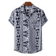 Printed Short-sleeved Shirt For Men