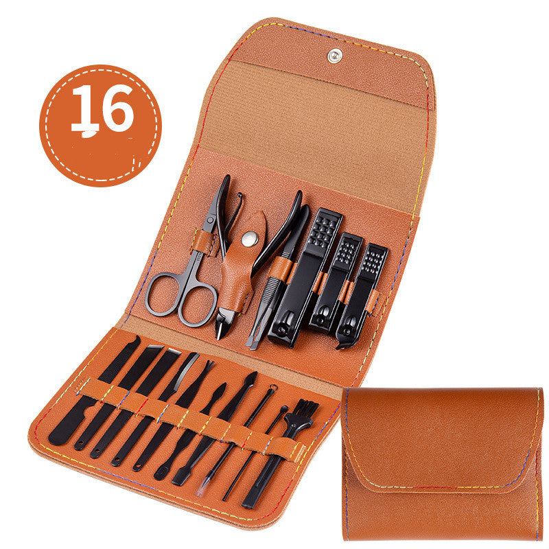 Professional Scissors Nail Clippers Set Ear Spoon Dead Skin Pliers