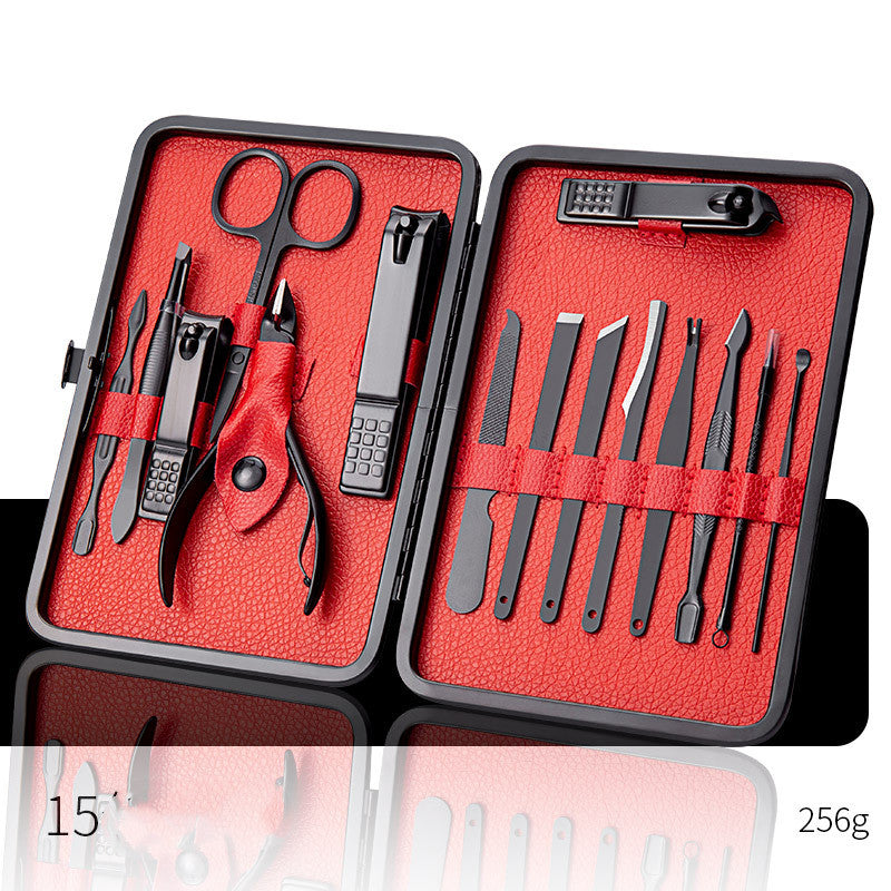 Professional Scissors Nail Clippers Set Ear Spoon Dead Skin Pliers