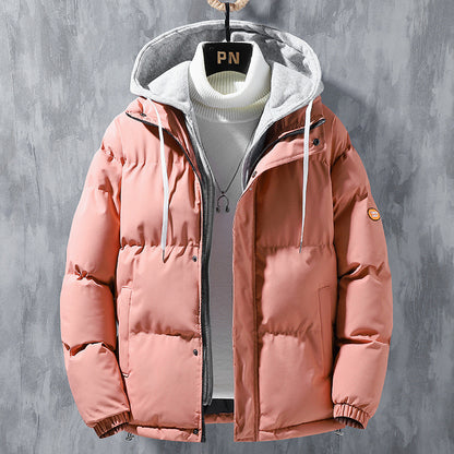 Fashion Hooded Jacket Men Winter