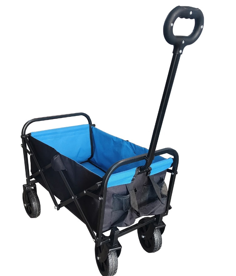 Folding Wagon Garden Cart Shopping Wagon Tools Cart