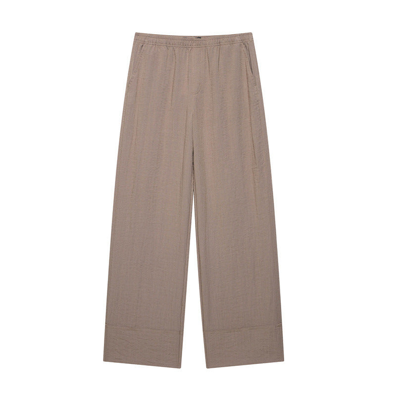 Kimono Vest Bell-bottom Pants Suit