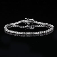 10 Points Moissanite Bracelet Tennis Chain S925 Sterling Silver