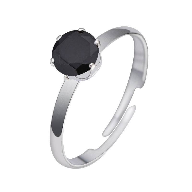 Ring 18K Gold Plating Mini Drill Ins Fashion Personality