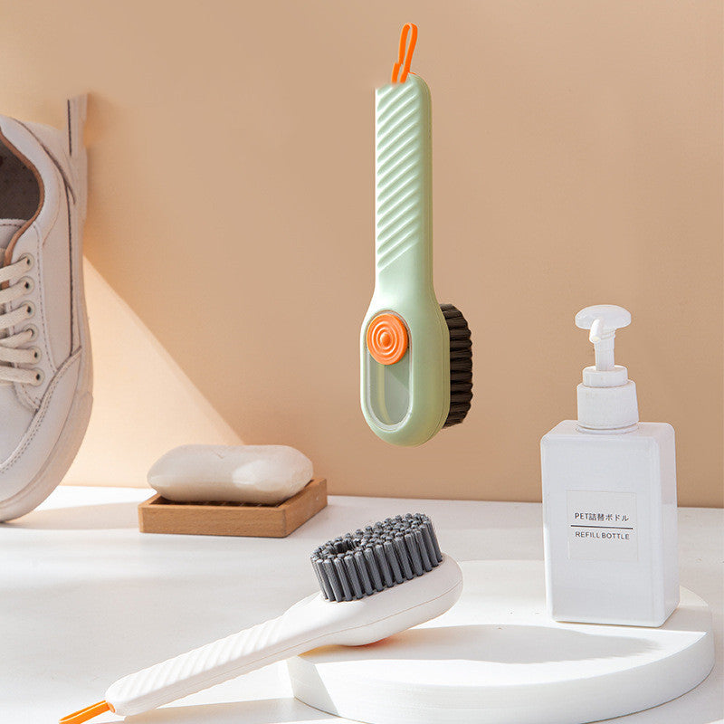 Multi functional Soft-bristled Shoe Brush Long Handle