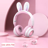 Rabbit Ear Headphones Wireless Extendable Wheat Headphones
