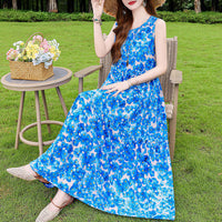 Summer Cotton Silk Dress Outer Wear