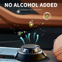 Car Air Freshener, Solar Rotating Car Essential Oil Diffuser.