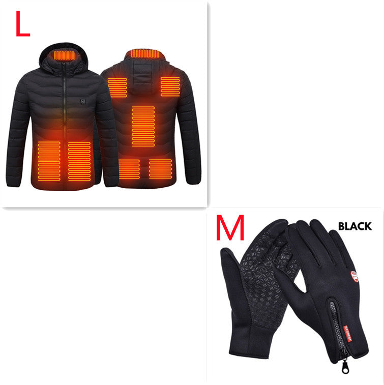 Heated Jacket Coat USB Electric Jacket Cotton Coat Heater