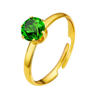 Ring 18K Gold Plating Mini Drill Ins Fashion Personality